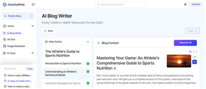 Best Free AI Blog Writer Platforms